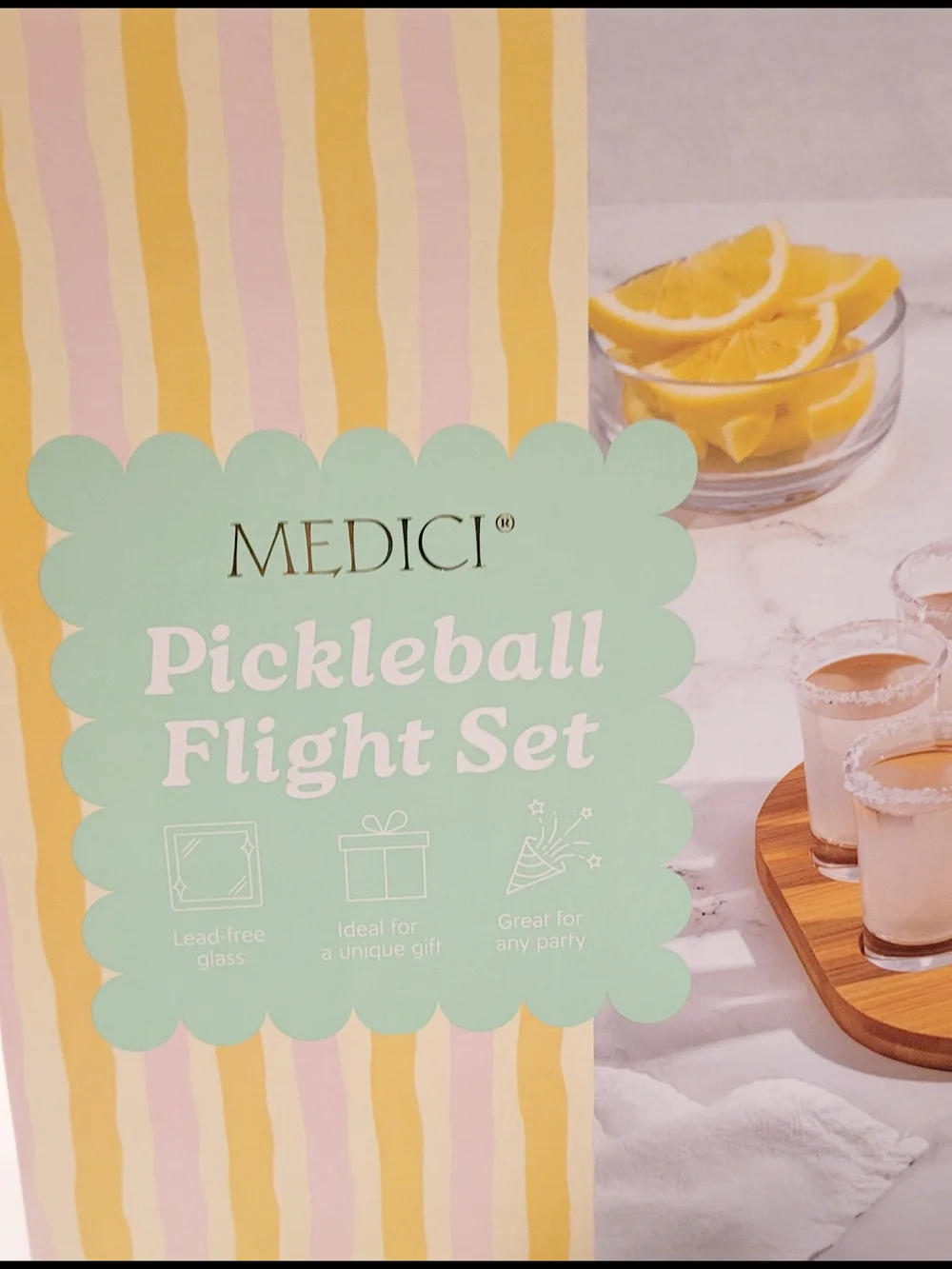 MEDICI Pickleball Flight Set - Natural Wood
